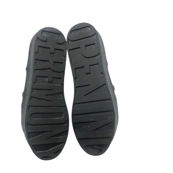 Women's Opening Ceremony Binx White Canvas Slip On Platform Sneakers Siz… - Picture 9 of 9